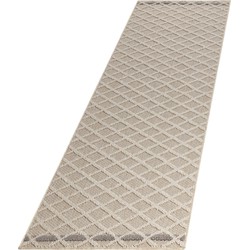 Natur Vloerkleed Milias Buitenkleed Sisal Laagpolig Indoor en Outdoor Beige- 80x250 CM