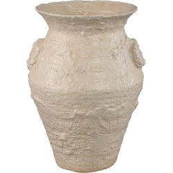 PTMD Kruik Leandra - 22x22x31 cm - Keramiek - Beige