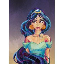 Komar fotobehang Aladdin Jasmine blauw en paars - 200 x 280 cm - 610751