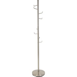 ANLI STYLE Coat Rack Hooked Satin Nickel