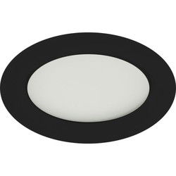 Groenovatie LED Inbouwspot 5W, Zwart, Rond, Warm Wit, Waterdicht IP65
