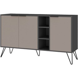 Buffet 3 nissen en 3 deuren L142 cm - Clara