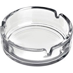 Asbak - transparant - 11 cm - glas - rond - Asbakken