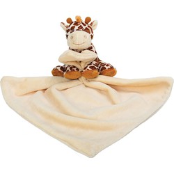 Bruine giraffen knuffeldoekjes knuffels 30 cm knuffeldieren - Knuffeldoek