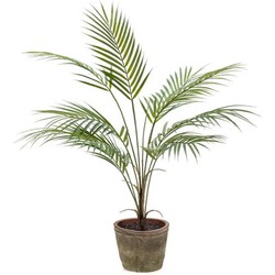 Groene palmboom kunstplant 70 cm in pot - Kunstplanten