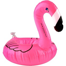 Opblaasbare Roze Flamingo Bekerhouder 1 st