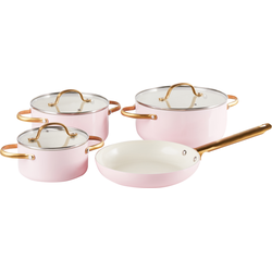 Beliani ELITE PRO - Kookgerei-Roze-Aluminium