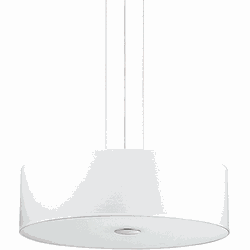 Modern Hanglamp Ideal Lux - Woody - Metaal - E27 - Wit - Binnenverlichting - 4 Lichtpunten - 60W