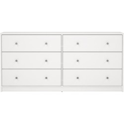 Dubbele ladekast met 6 lades B143,1 cm  LISE
