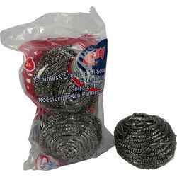Multy Pannenspons Rvs 2 Stuks