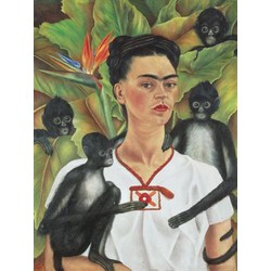 Piatnik Piatnik Self Portrait with Monkeys  - Frida Kahlo (1000)