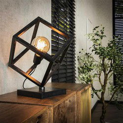 Hoyz Collection - Tafellamp Kubus - Charcoal