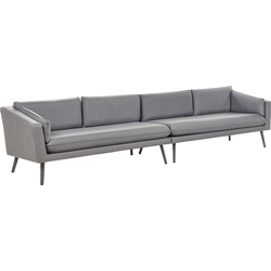 Beliani LORETELLO - Tuinsofa-Grijs-Polyester