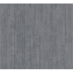A.S. Création behang effen zwart - 53 cm x 10,05 m - AS-378336