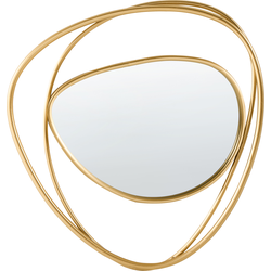 COURCY - Wandspiegel - Goud - Metaal