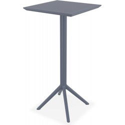 Opvouwbare statafel FOLY 60x60x108 cm Grijs