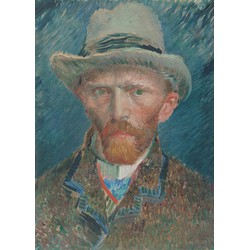 Zelfportret Van Gogh - aluminium - 120 x 180 cm