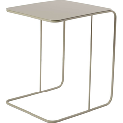 Bijzettafel met metalen blad H46 cm - OWEN