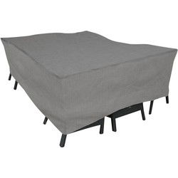 Zitgroephoes rechthoek Cantonic 225x175x100 cm grijs