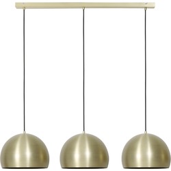 Light&living Hanglamp 3L 120x33x25 cm JAICEY mat goud