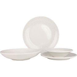Bonna Serviesset (Large) - Radix - 24 delig - 6 Personen - Porselein