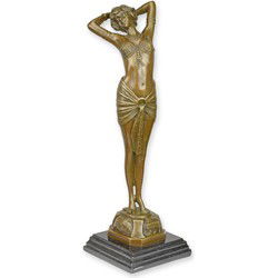 A BRONZE SCULPTURE CALLED REVEIL
