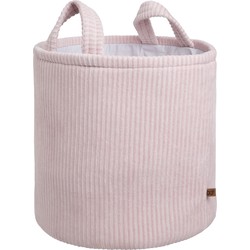 Baby's Only Opbergmand kinderkamer & babykamer - Speelgoedmand - Wasmand Sense - Oud roze - Ø38 cm