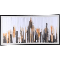 PTMD Wandpaneel Gustas - 122x4x62 cm - Poly - Bruin