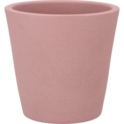 DK Design Bloempot Vinci - lichtroze mat - voor kamerplant -D16xH18 cm - Plantenpotten