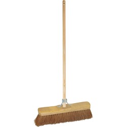 Betra Binnenbezem - FSC hout - kokos - zacht - 33 x 140 cm - Bezem