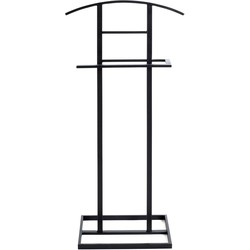 Butler van zwart metaal - H101 cm