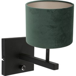 Steinhauer wandlamp Stang - zwart -  - 8174ZW