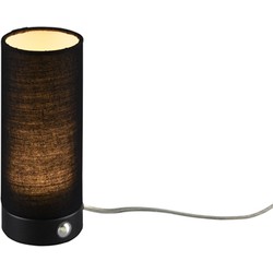 Moderne Tafellamp Emir - Metaal - Zwart