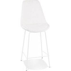 LEONIE halfhoge snackkruk 49x45x105 cm Wit