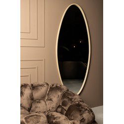 PTMD Spiegel Serine - 50x3x140 cm - Staal - Zand