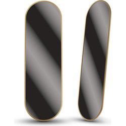 Passpiegel - Ovale Spiegel - 160x50cm - Goud