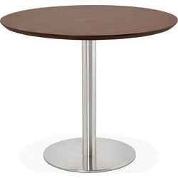 Ronde bureautafel INDIANA bruin