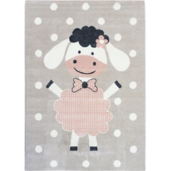 Kids Kinderkamer Schaap Roze / Beige - 160 X 230