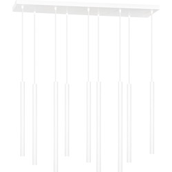 minimalistische hanglamp Longo Wit 9-lichts