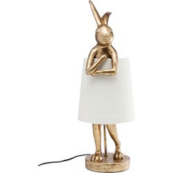 tafellamp animal rabbit goud 68 x 23 x 23