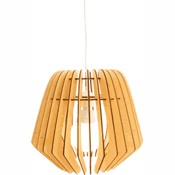 Bomerango Original - Tafellamp - Medium - Ø36 cm - naturel - incl. wit koord