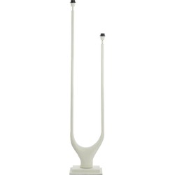 Light&living Vloerlamp 2L 31x18x149 cm GAVI crème