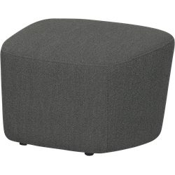 vtwonen Lofty Hocker - Bouclé - Staalgrijs - 41x62x48