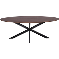 Starfurn Eiken eettafel Ferris | Ovaal 210 cm | Walnoot