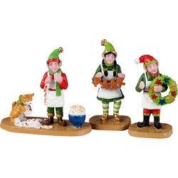 Crafty Elves Set Of 3 Kerst