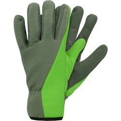 Tuin/werkhandschoenen microfiber groen S - Werkhandschoenen