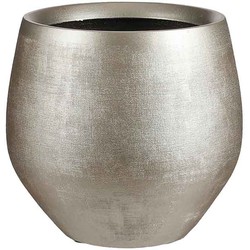 Mica Decorations douro ronde bloempot goud maat in cm: 23 x 26