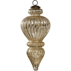 PTMD Santhy Kerstornament -H25 x Ø25 cm - Glas - Goud glanzend