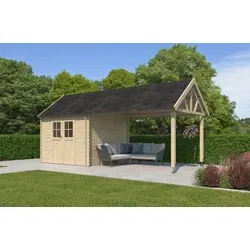 Woodlands blokhut gloucester S, 670 x 295 cm