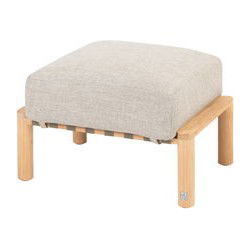 Lucas voetenbank teak incl. kussen 4SO